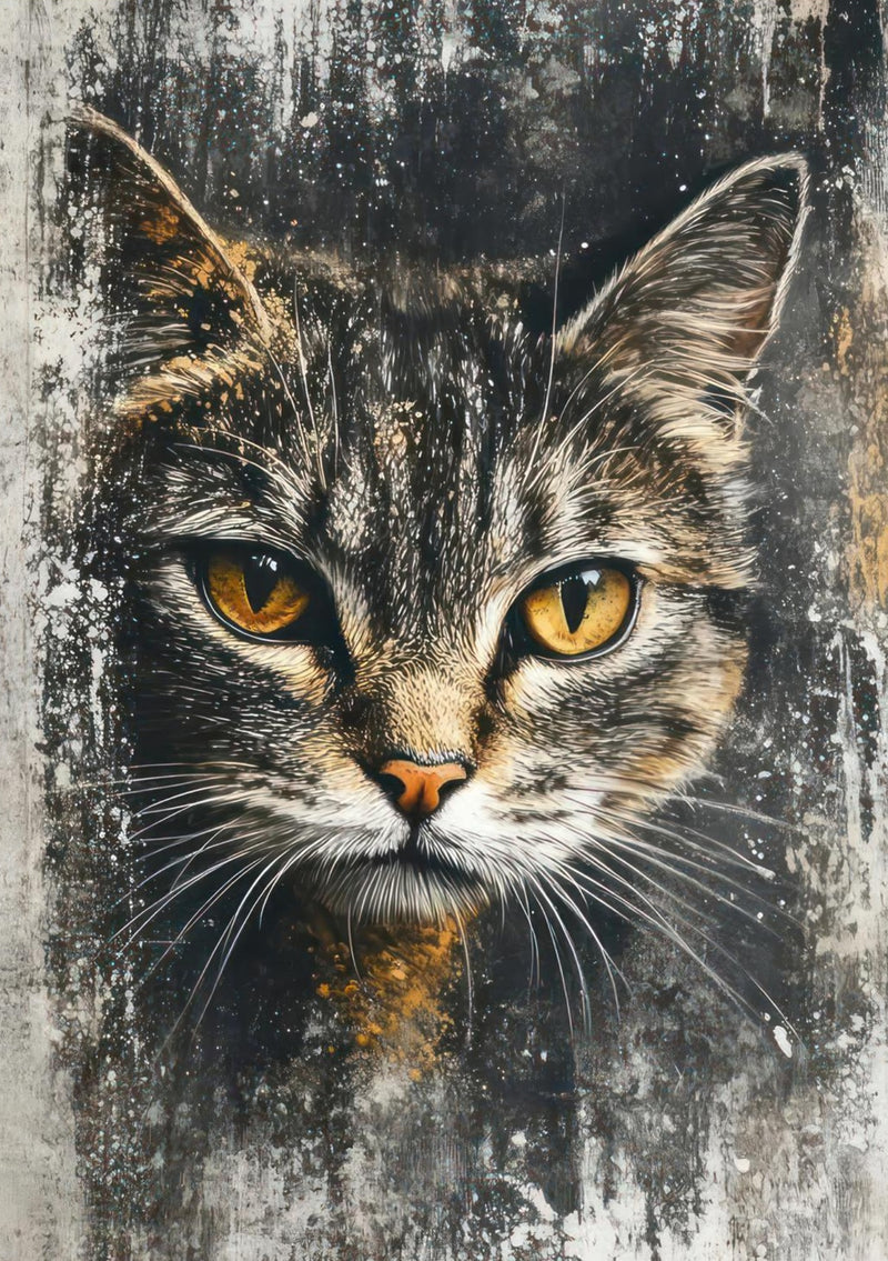 Cat Painting Artwork