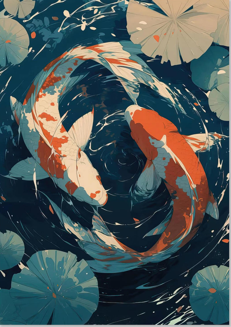 Danza del pesce Koi