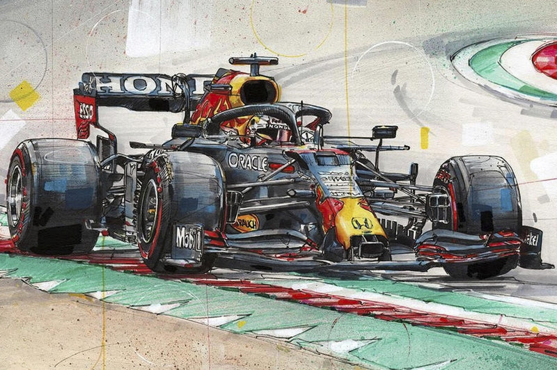 Max Verstappen Pittura