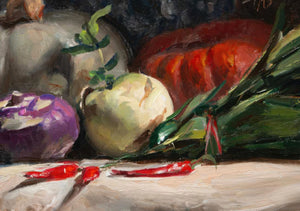 Kohlrabi, Kürbisse & Chilis