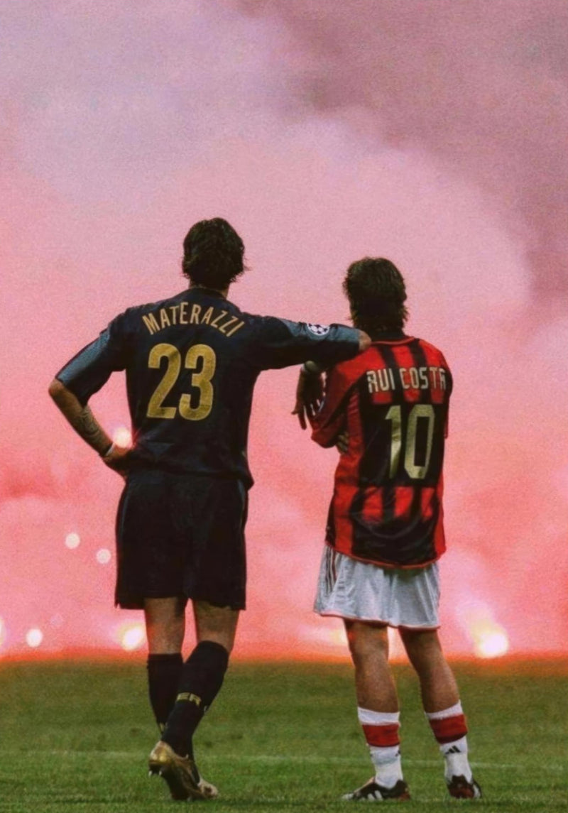 Materazzi og Rui Costa - Ikonisk italiensk fotballmoment