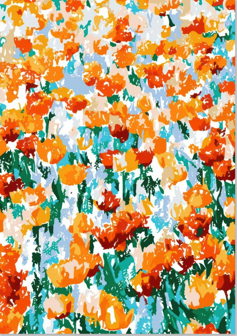 Abstrakt Blomster Tulipan Hage