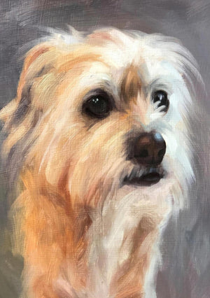 Terrier Dog Painting
