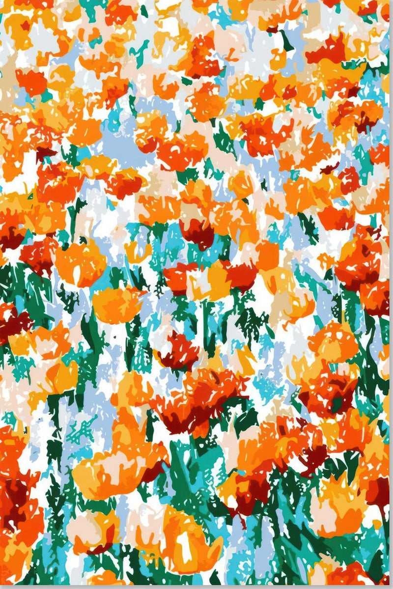Abstrakt Blomster Tulipan Hage