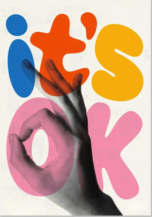 It's Ok - Retro Abstract Pop Art