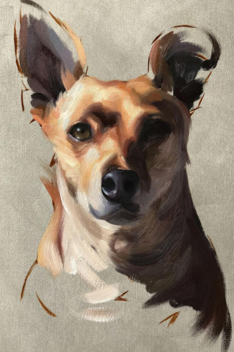 Chihuahua Dog Painting