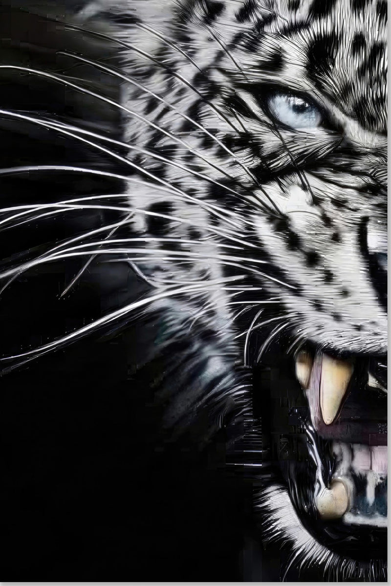 Leopard Close-Up Portrait