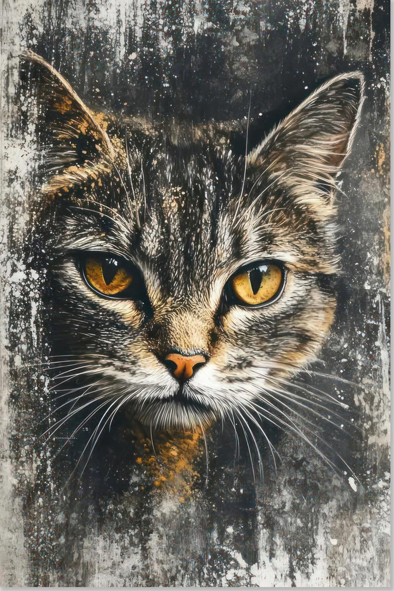 Cat Painting Artwork