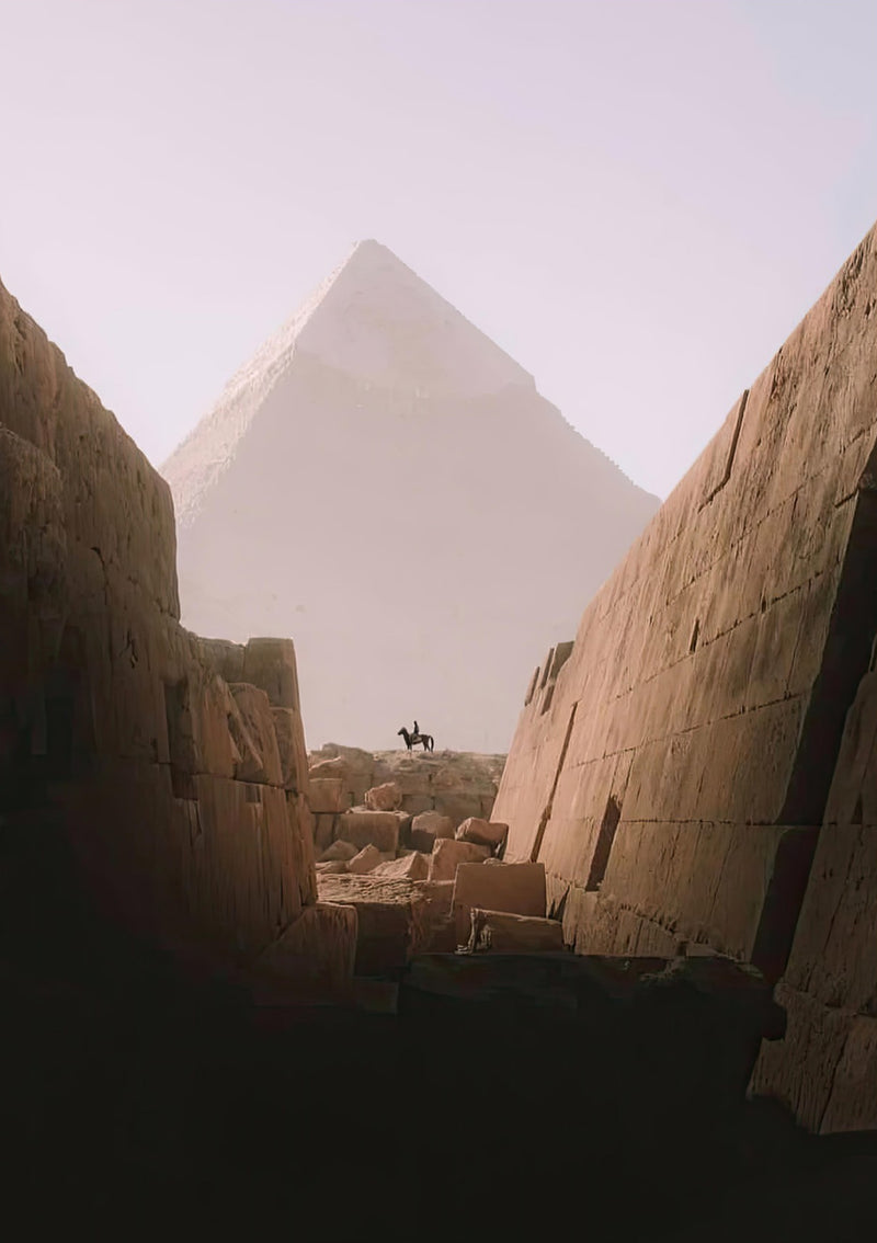 Cavallo e Cavaliere - Grande Piramide di Giza
