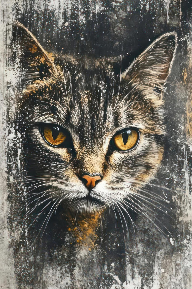 Cat Painting Artwork