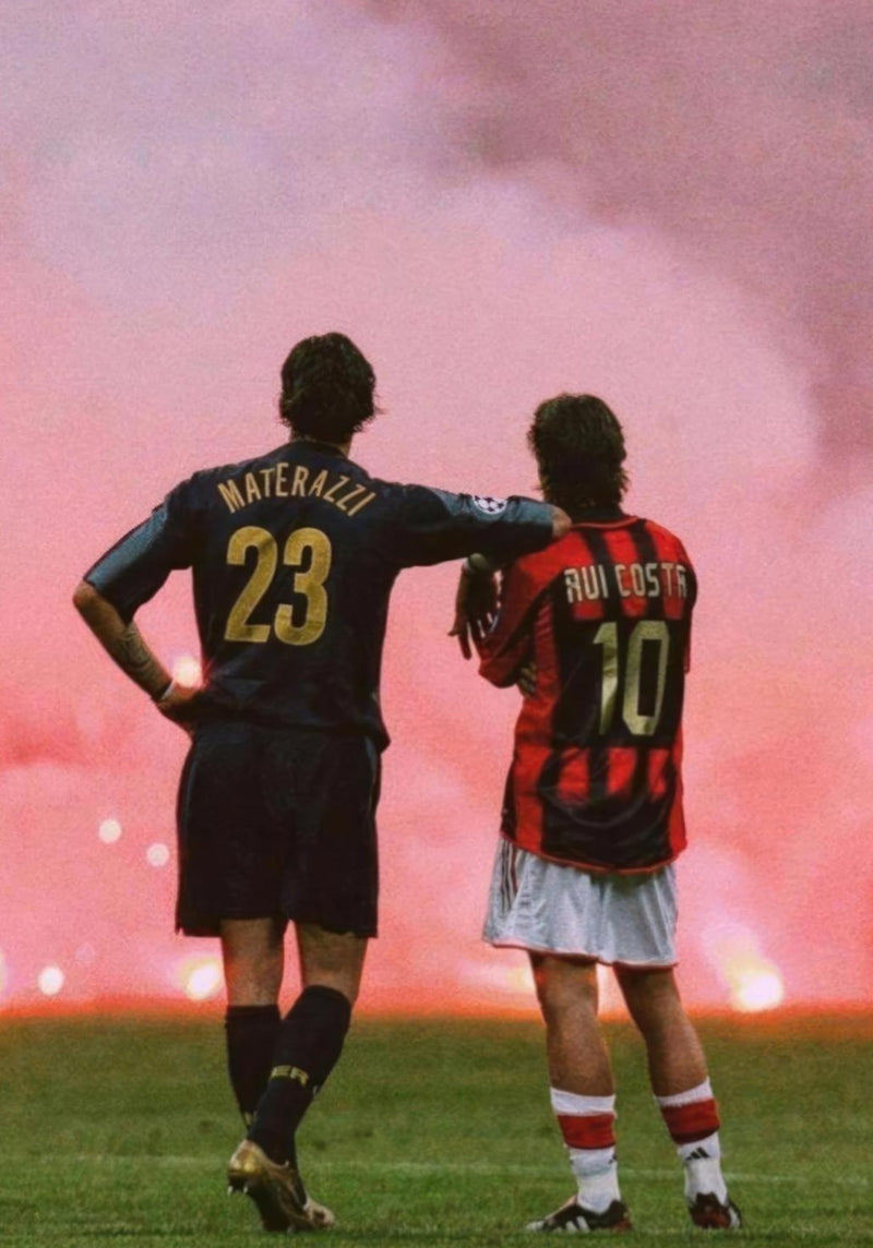 Materazzi og Rui Costa - Ikonisk italiensk fotballmoment