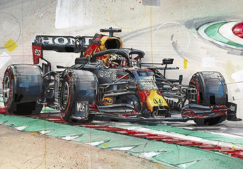 Max Verstappen Pittura
