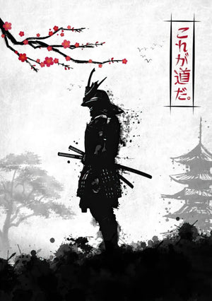 Samurai-Krieger-Kunst