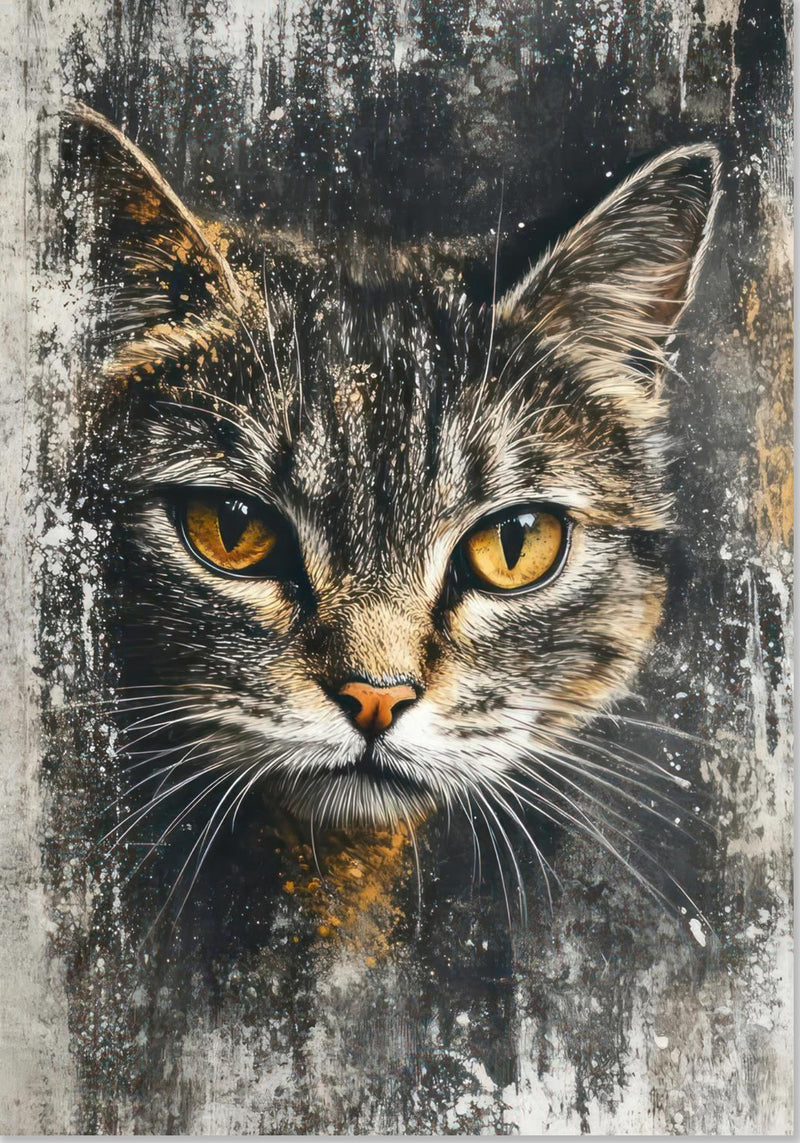 Cat Painting Artwork