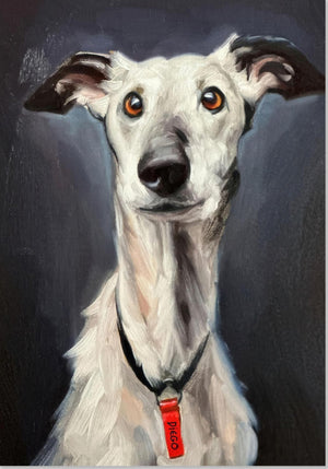 Greyhound hundemaleri