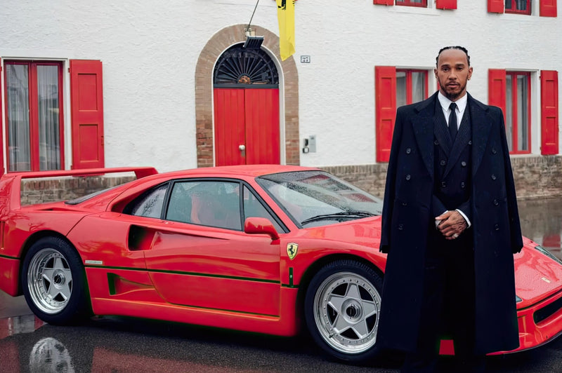 Lewis Hamilton Ferrari Photo Debut