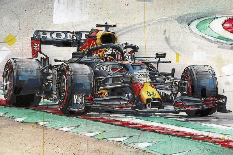 Max Verstappen Pittura