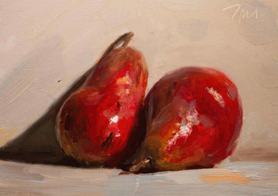 Two Red Pears