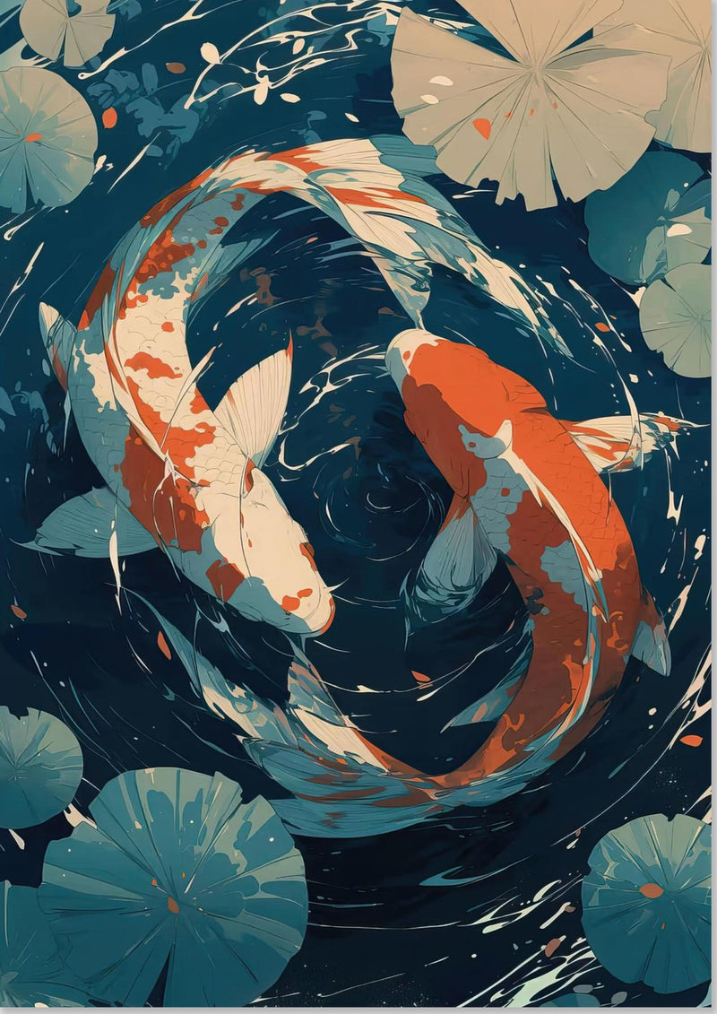 Danza del pesce Koi