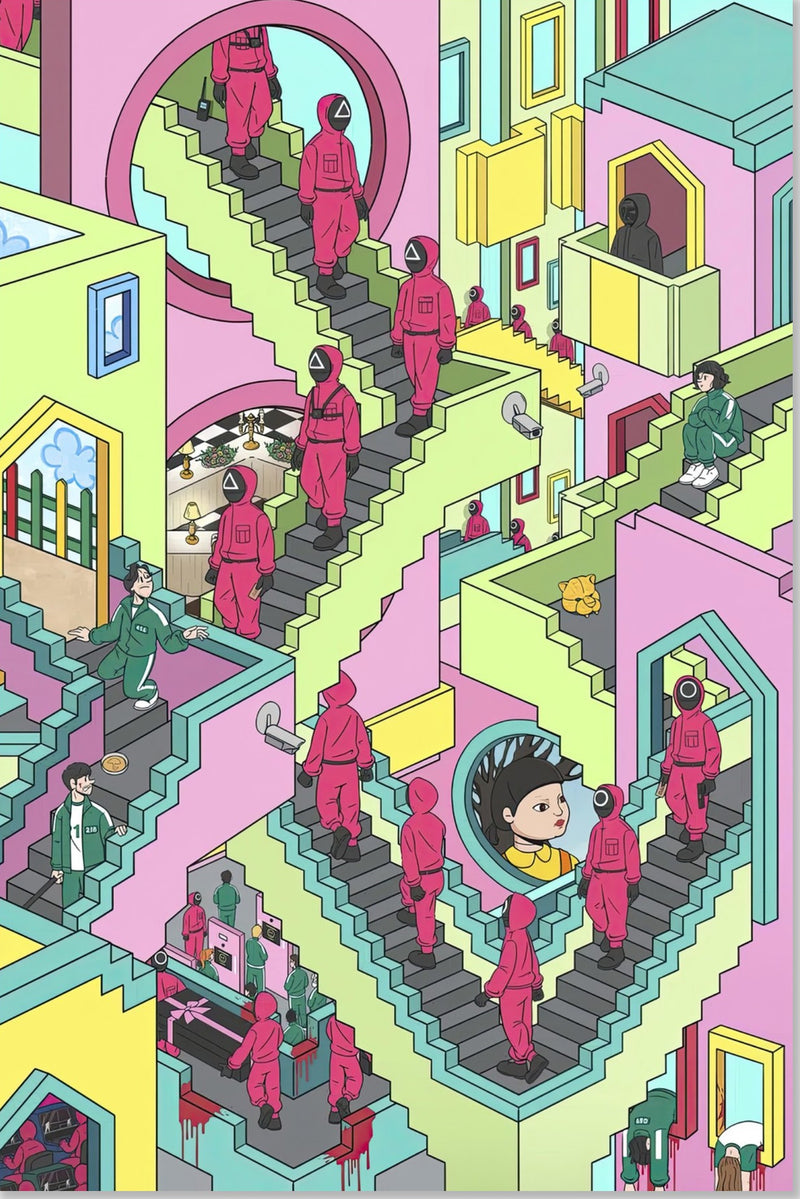 Squid Game Stairs