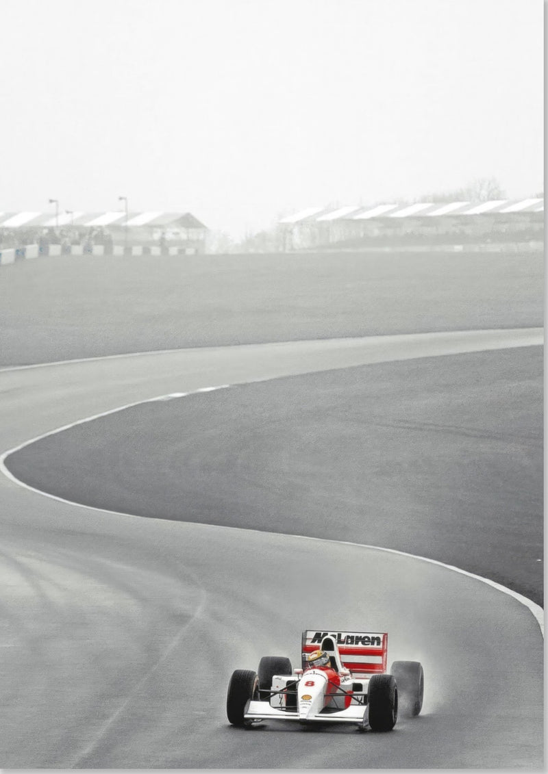 Fotografía de Ayrton Senna McLaren 1988