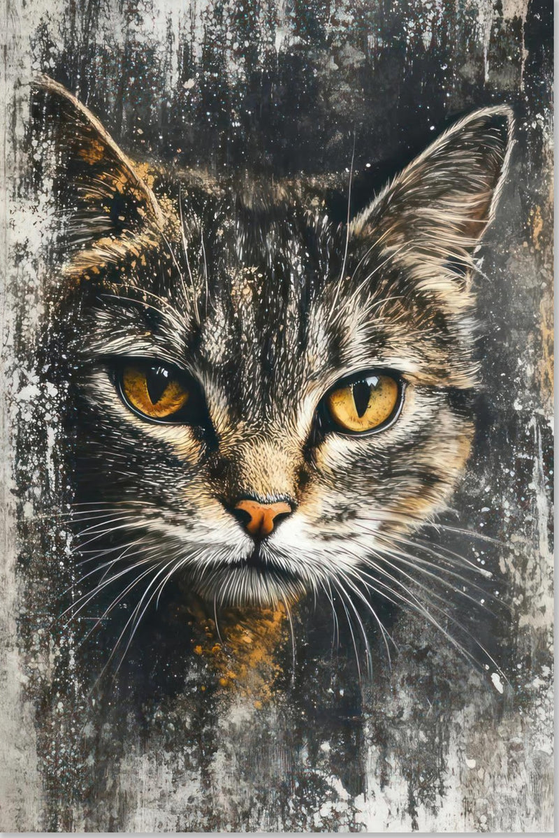 Cat Painting Artwork