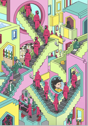 Squid Game Stairs