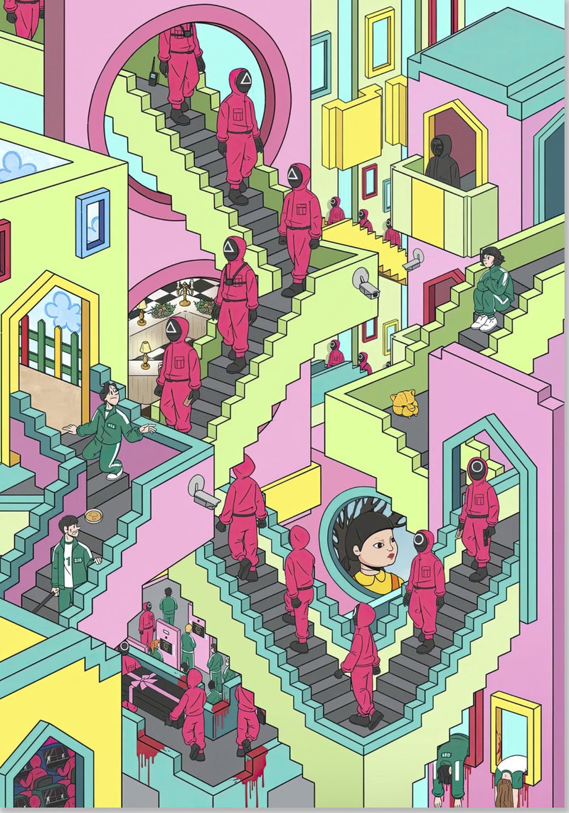 Squid Game Stairs
