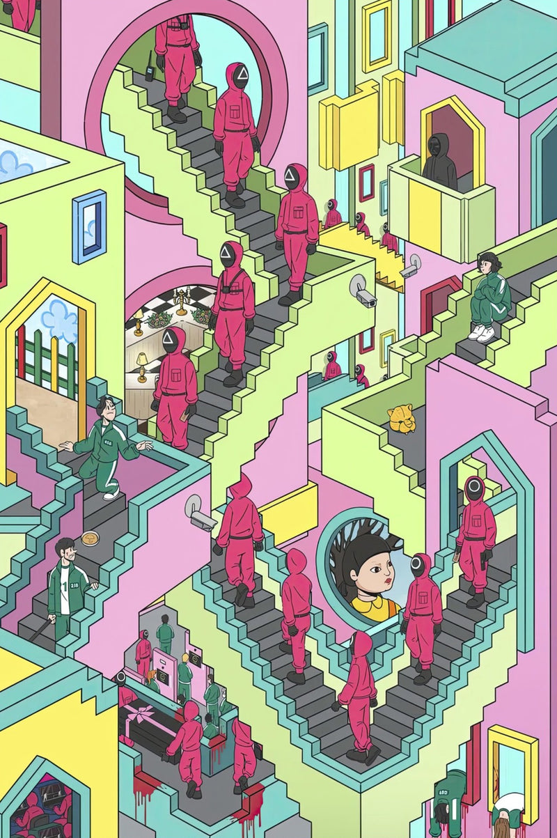 Squid Game Stairs