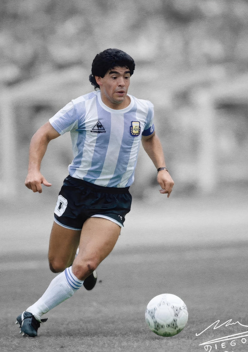 Diego Maradona Signert