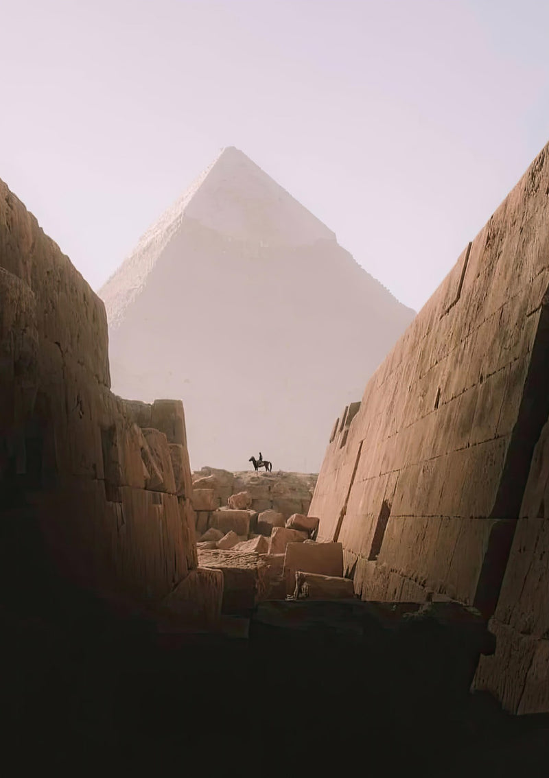 Cavallo e Cavaliere - Grande Piramide di Giza