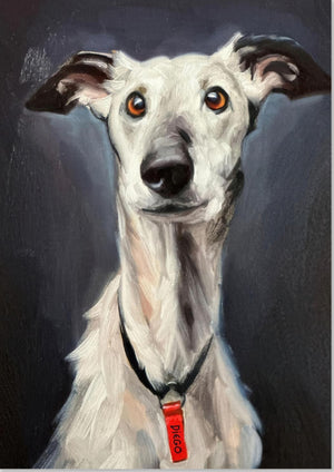 Greyhound hundemaleri