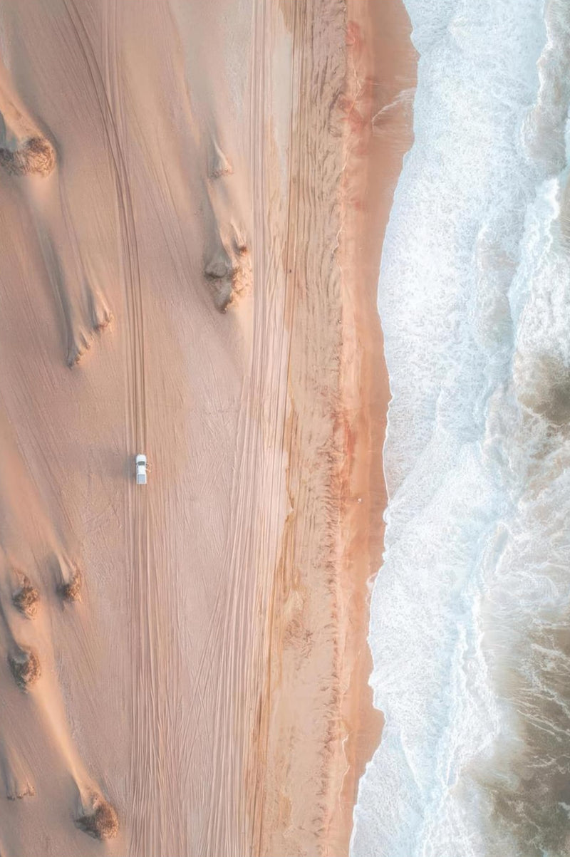Der ørken møter havet - Dronefotografi