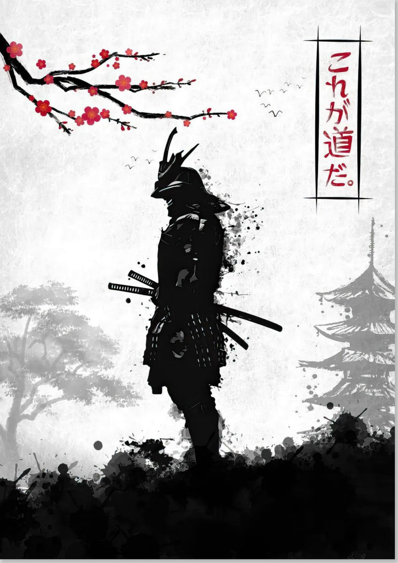 Samurai-Krieger-Kunst