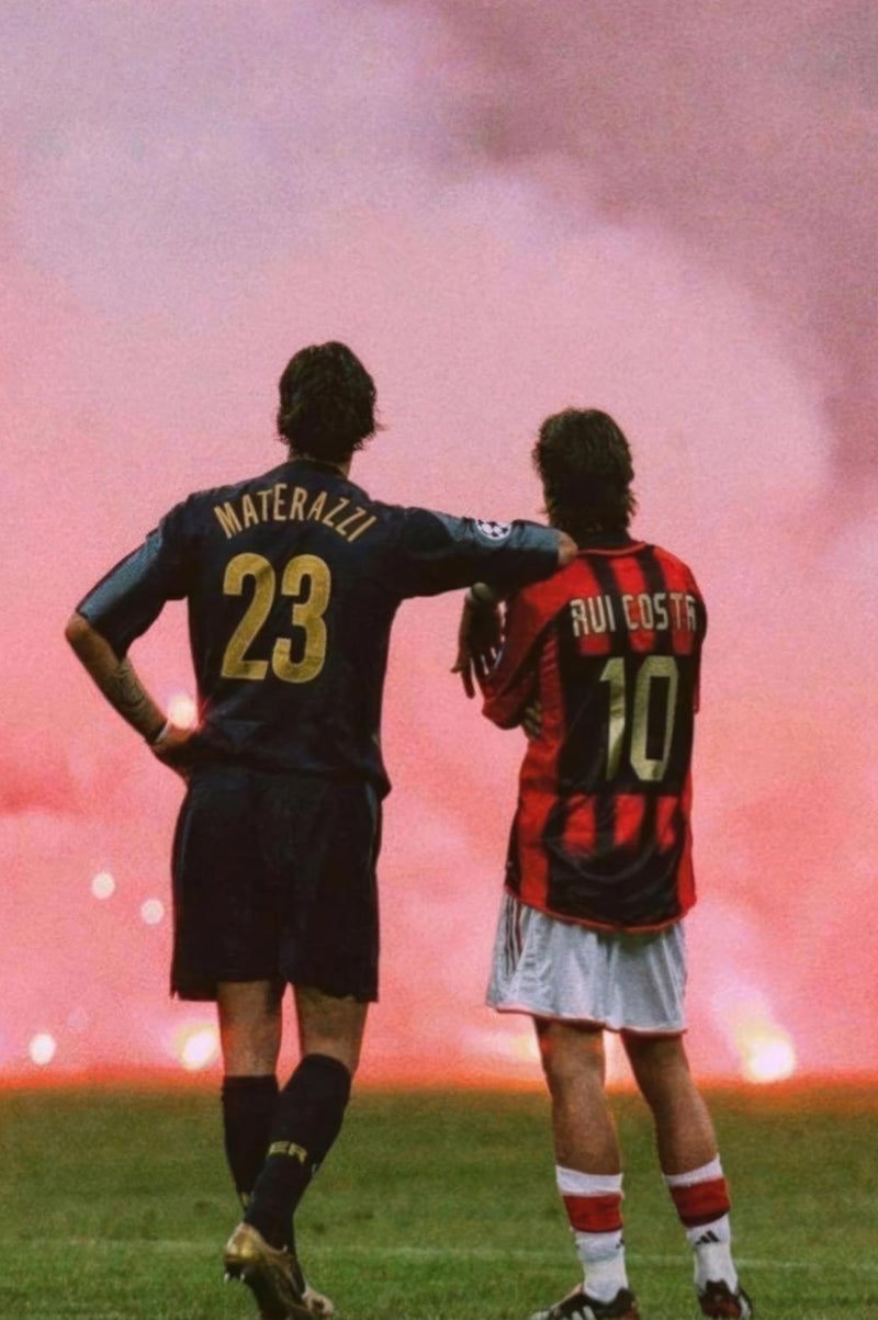 Materazzi og Rui Costa - Ikonisk italiensk fotballmoment