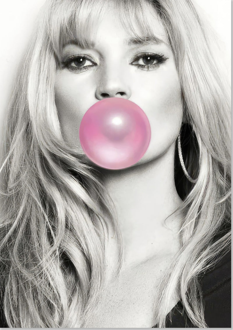 Kate Moss Rosa Bubbelgum