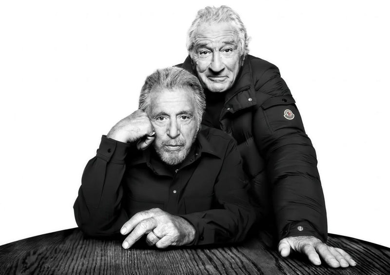 Robert De Niro and Al Pacino Black & White