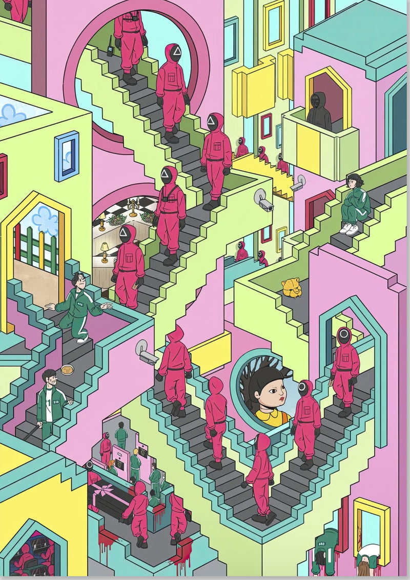 Squid Game Stairs