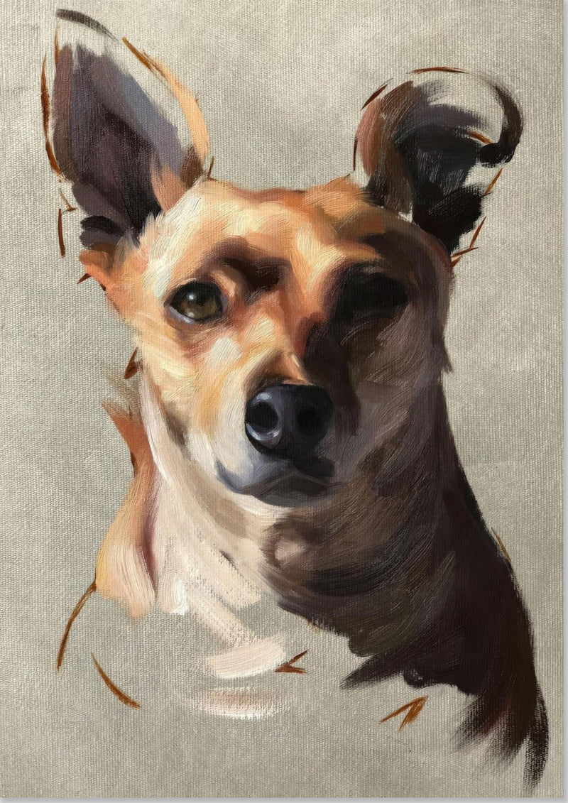 Chihuahua Dog Painting