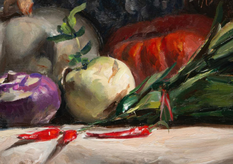 Kohlrabi, Kürbisse & Chilis