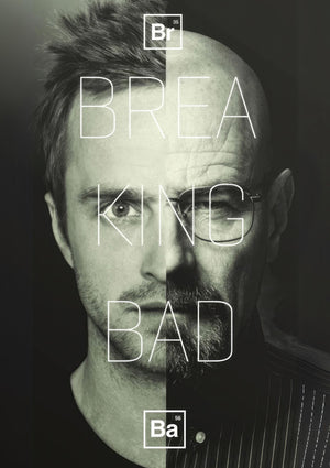 Impresión enmarcada de Jesse x Walter Breaking Bad
