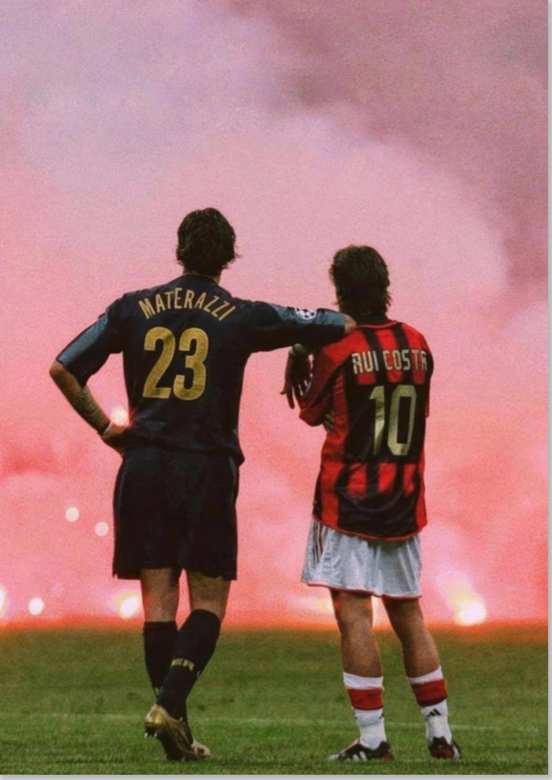 Materazzi og Rui Costa - Ikonisk italiensk fotballmoment