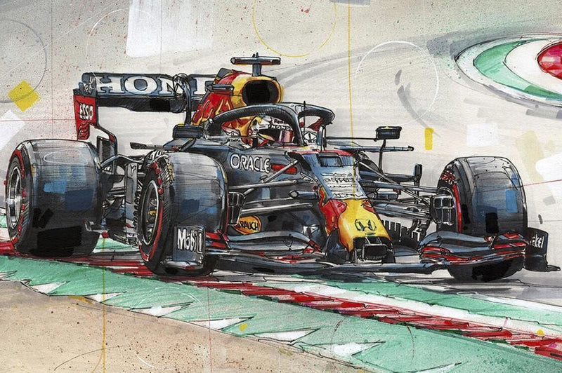 Max Verstappen Pittura