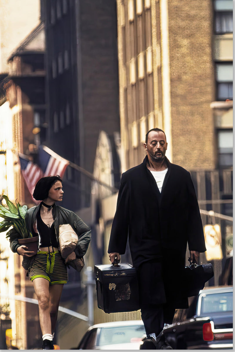 Jean Reno et Natalie Portman dans Léon