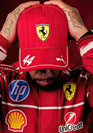 Lewis Hamilton - 44 Rote Ferrari Mütze