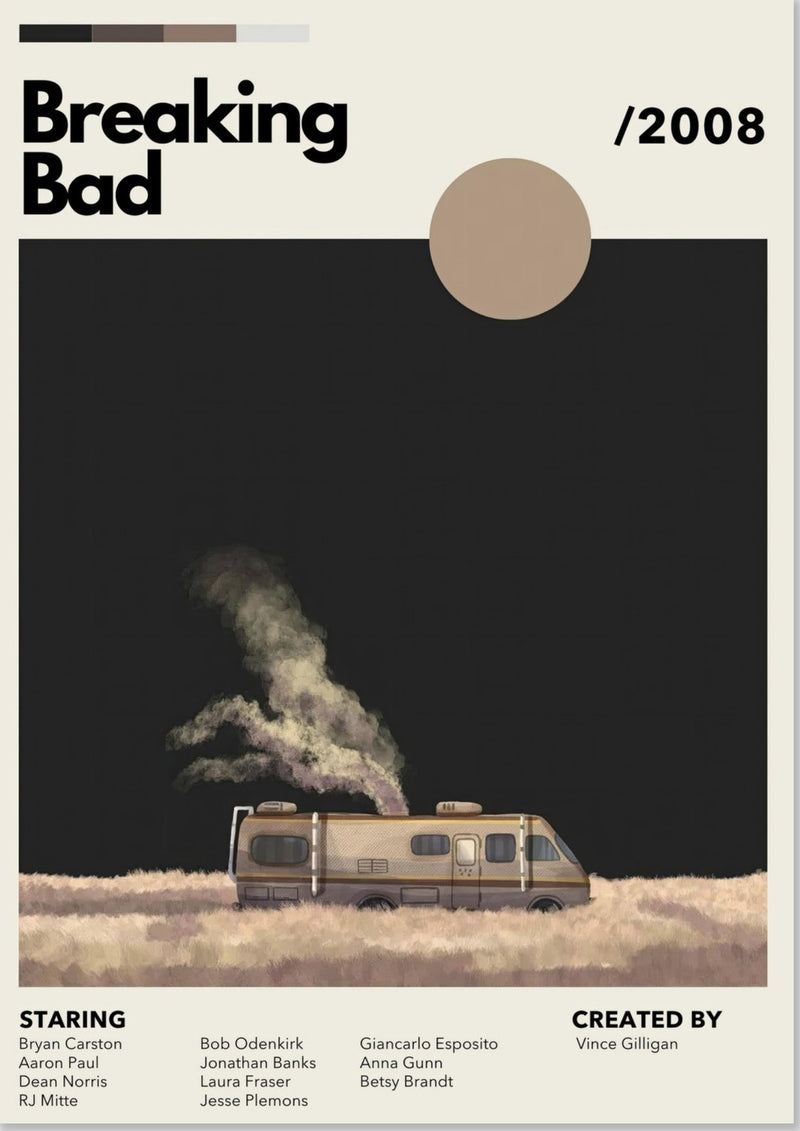 Vintage Wohnmobil Breaking Bad