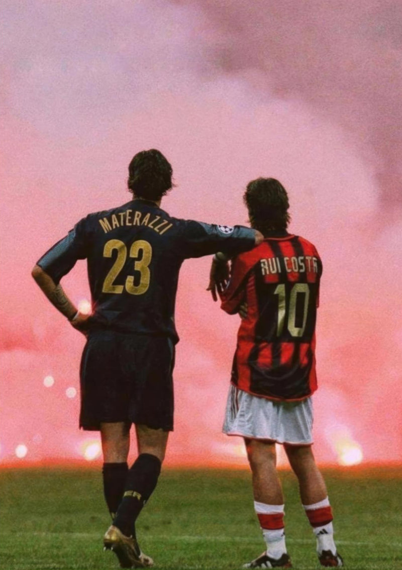 Materazzi og Rui Costa - Ikonisk italiensk fotballmoment