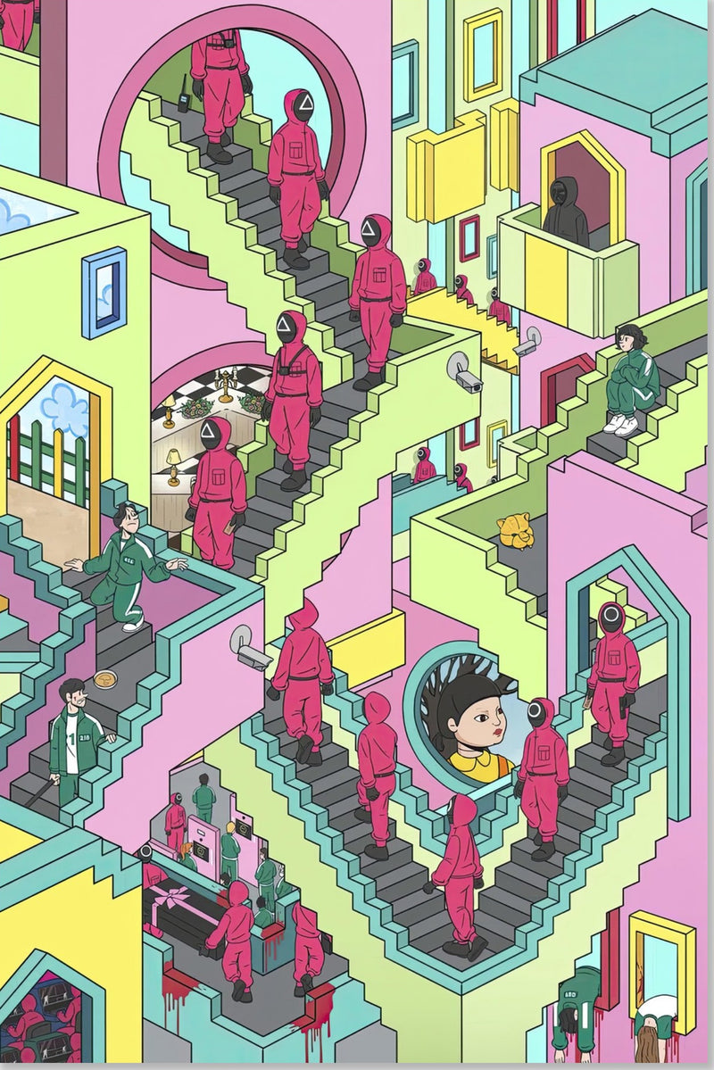 Squid Game Stairs