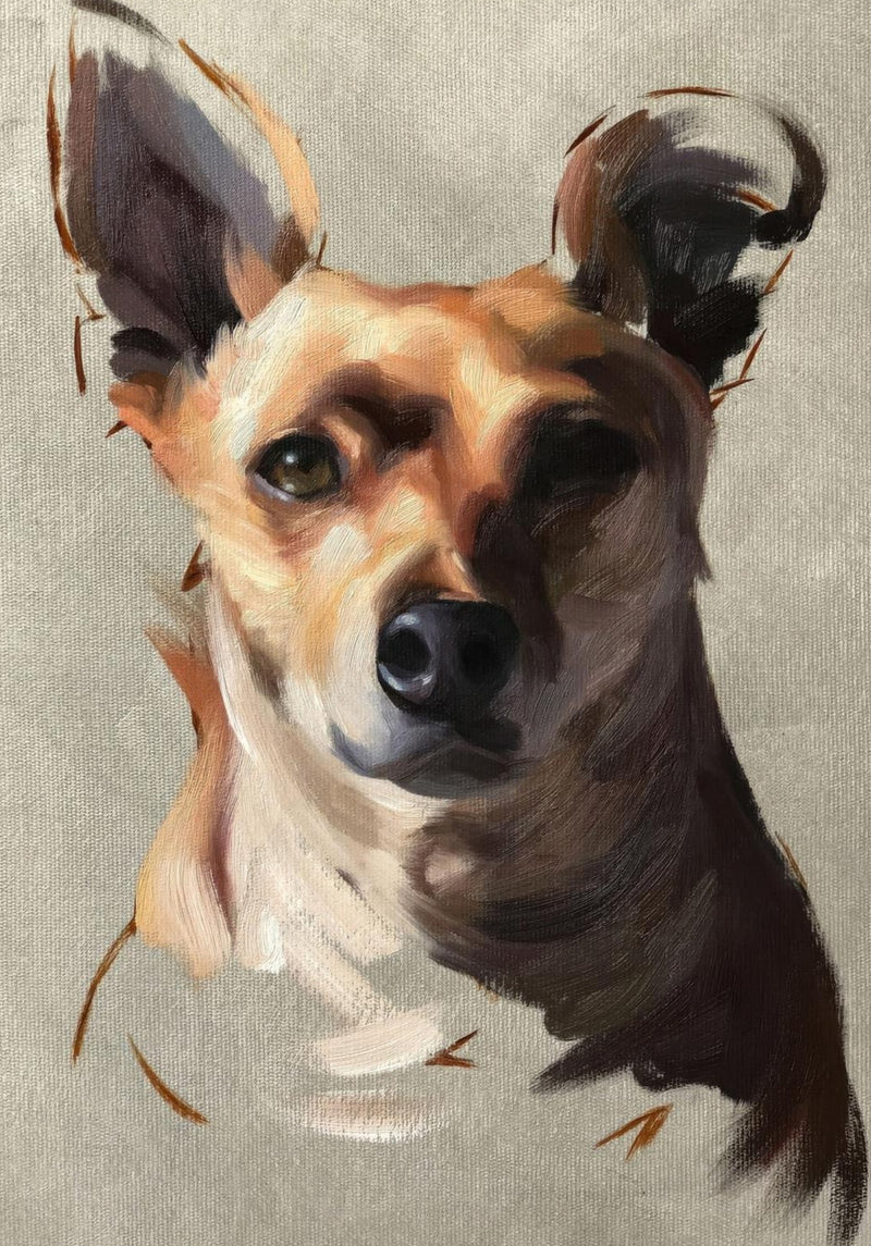 Chihuahua Dog Painting