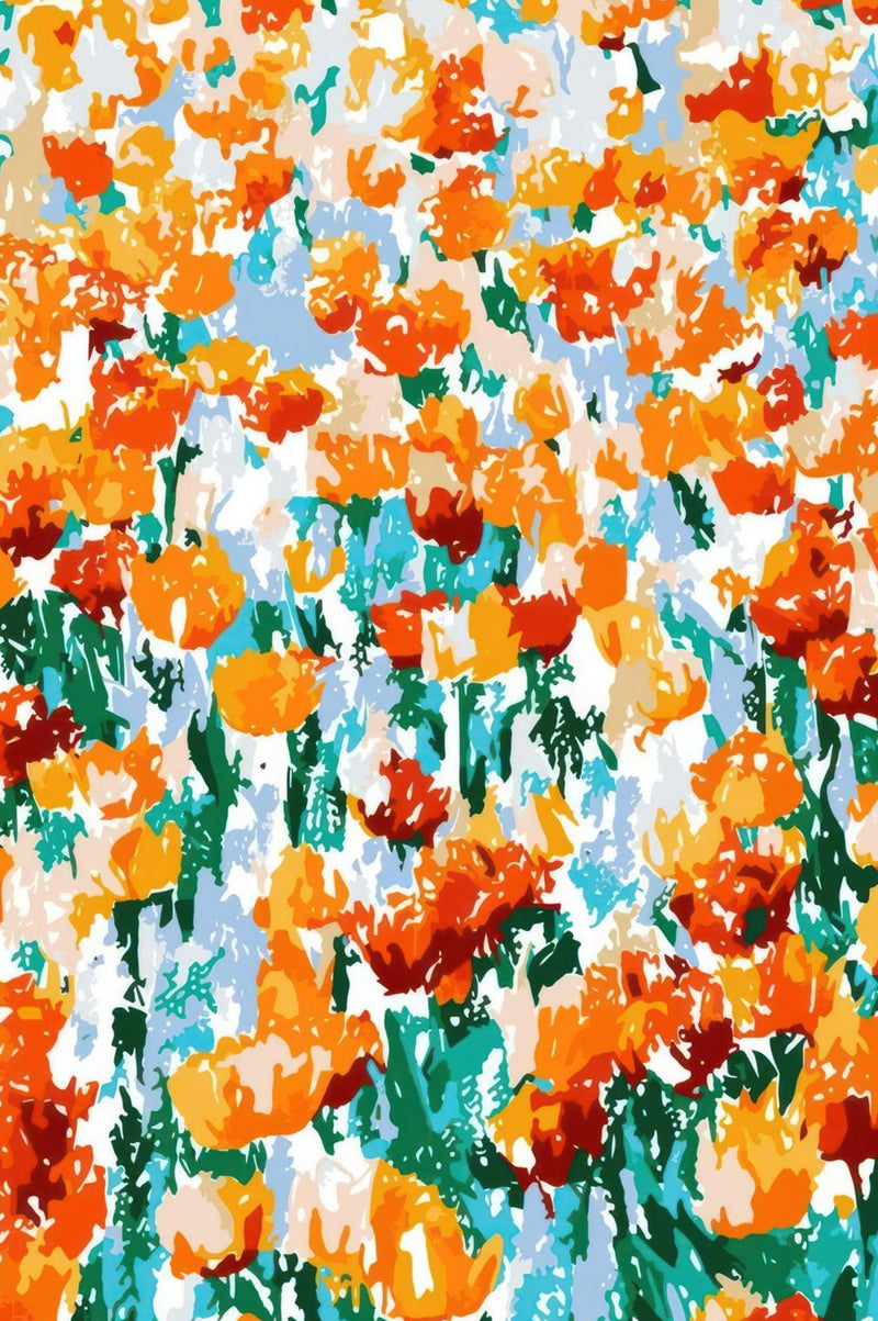 Abstrakt Blomster Tulipan Hage